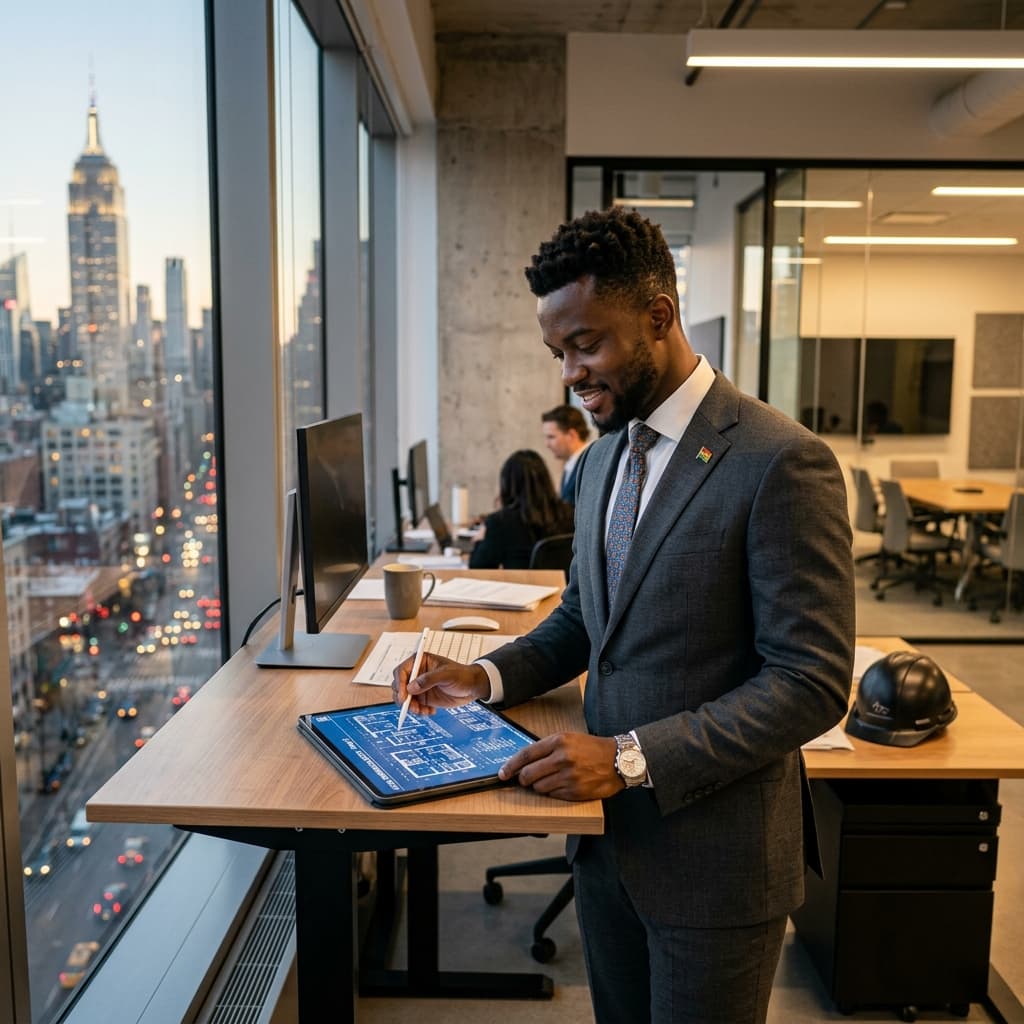 The engineer in New York
