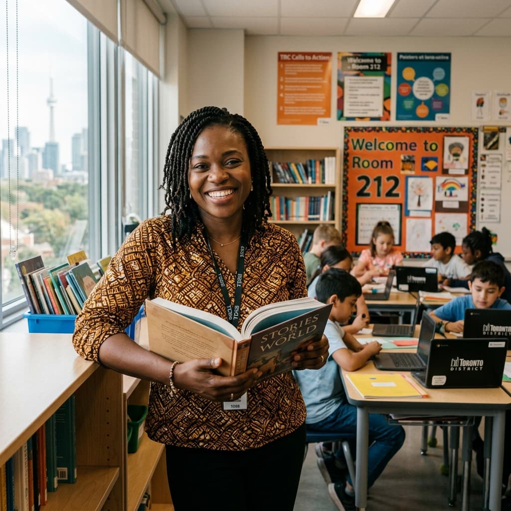 The teacher in Toronto
